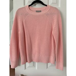 J.Crew Women's Light Pink Pullover Crewneck Sweater Size S Long Sleeve Casual
